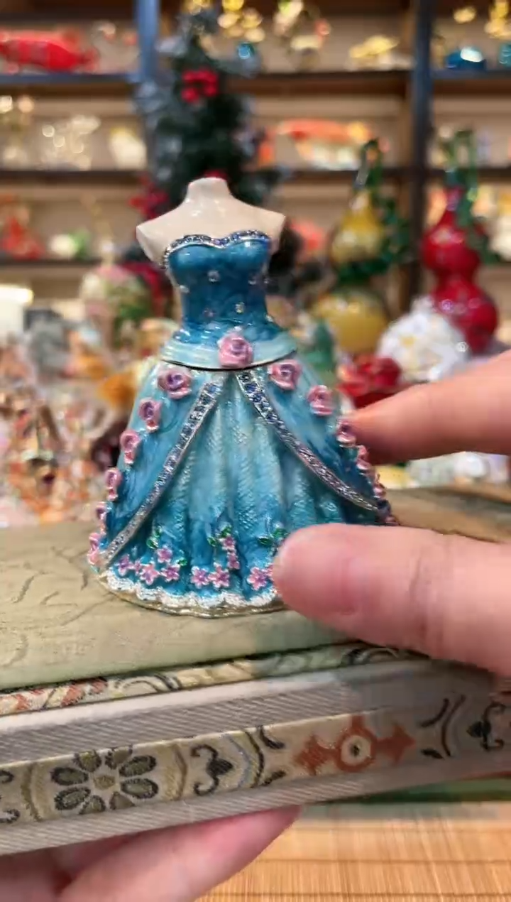 【闪购商品】精致珐琅彩首饰盒