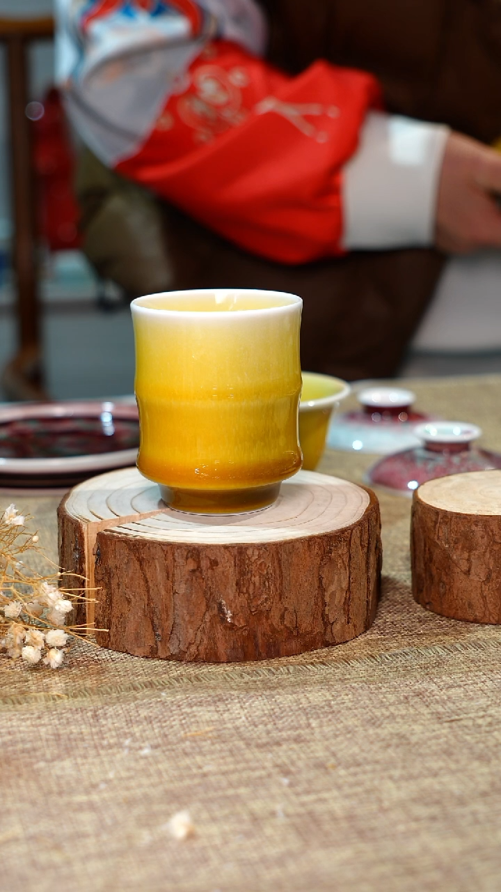 C**、柴窑洛神黄【双非遗】沐窑·匠师手作/套组