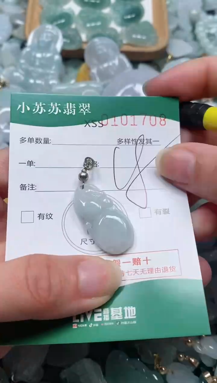 【闪购商品】翡翠颈饰未镶嵌闪购商品0101708