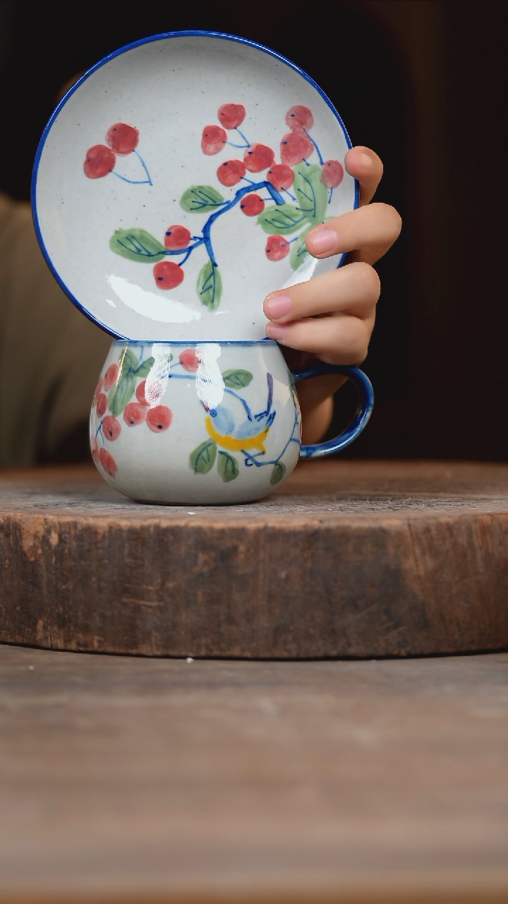 瓷片景德镇高温釉下彩（食品级）