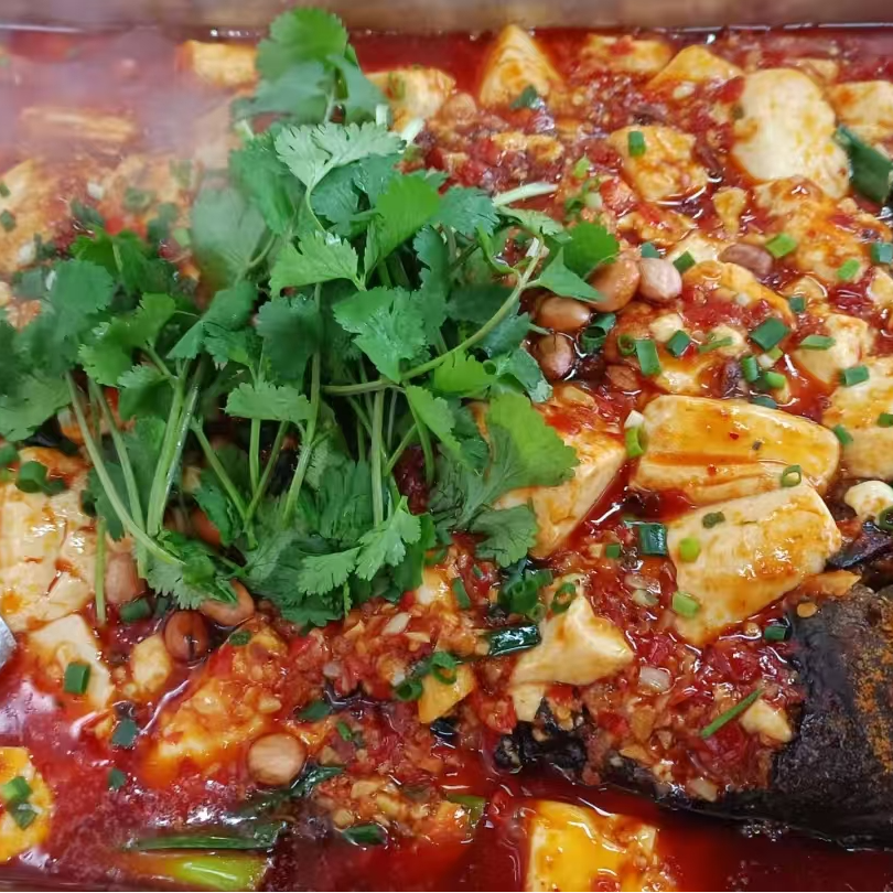 5-6人麻辣豆花烤鱼