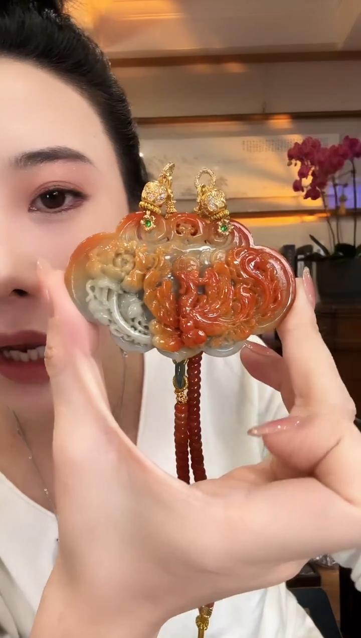 颈饰未镶嵌翡翠国风