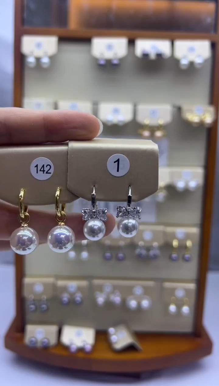 未镶嵌耳饰淡水珍珠142+1