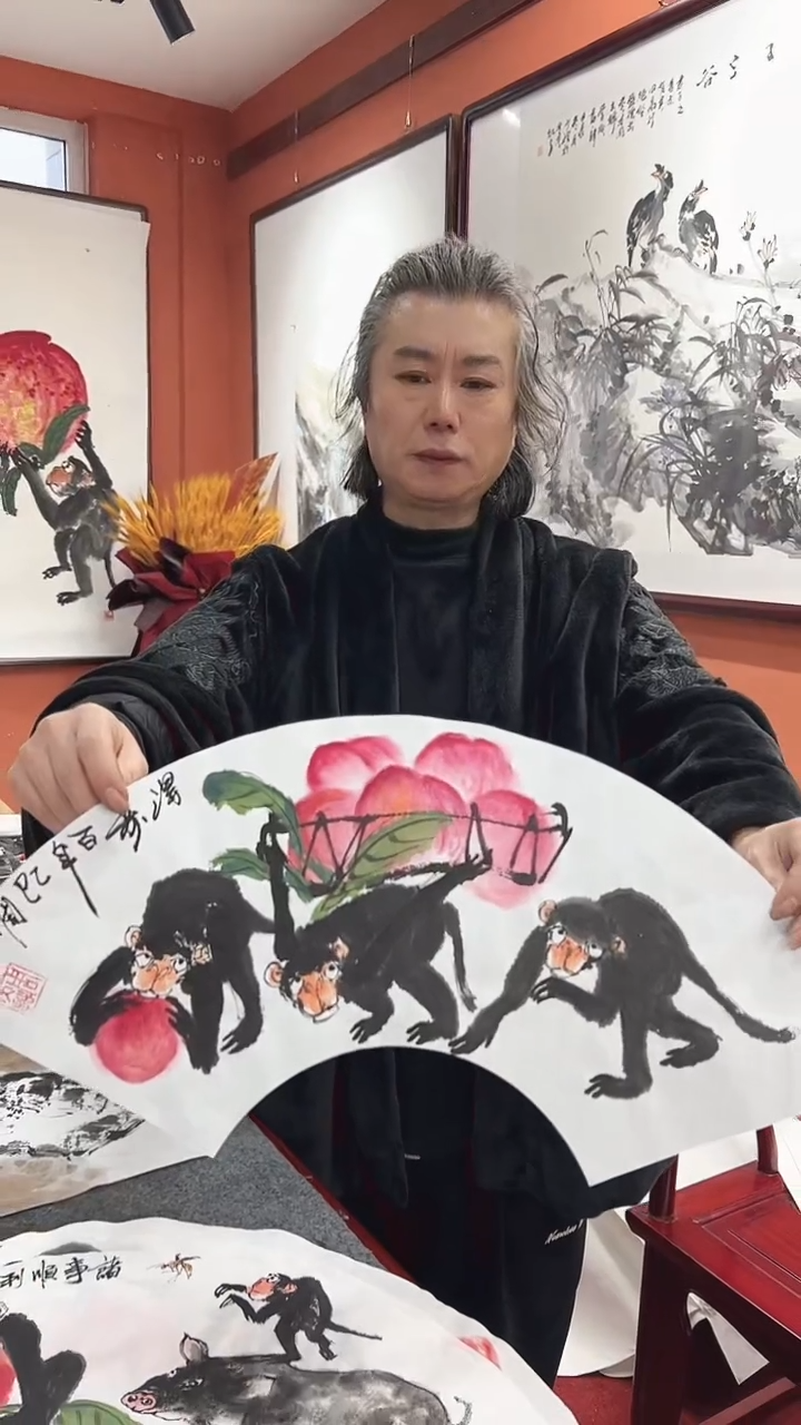 国画周大拙/国画/花鸟