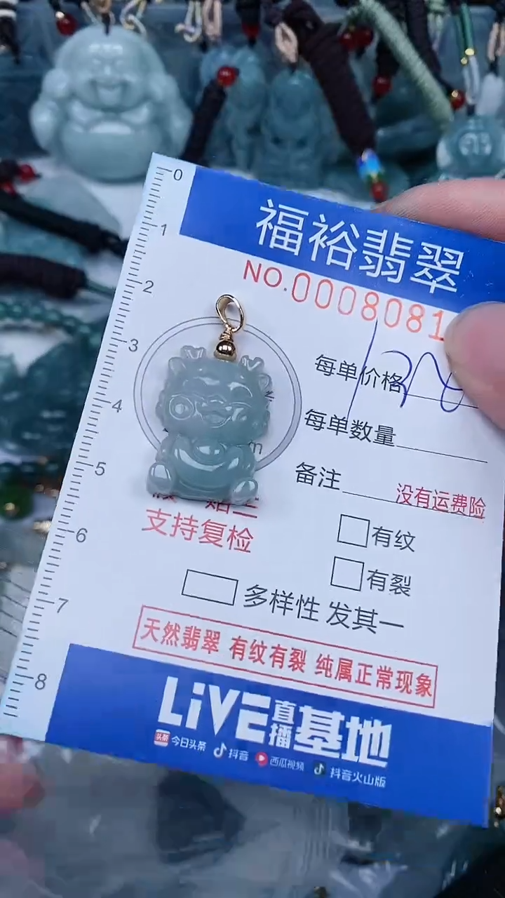 【闪购商品】翡翠颈饰未镶嵌...0008081