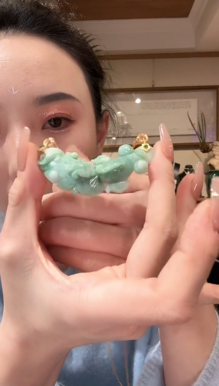 【闪购商品】翡翠颈饰未镶嵌国风