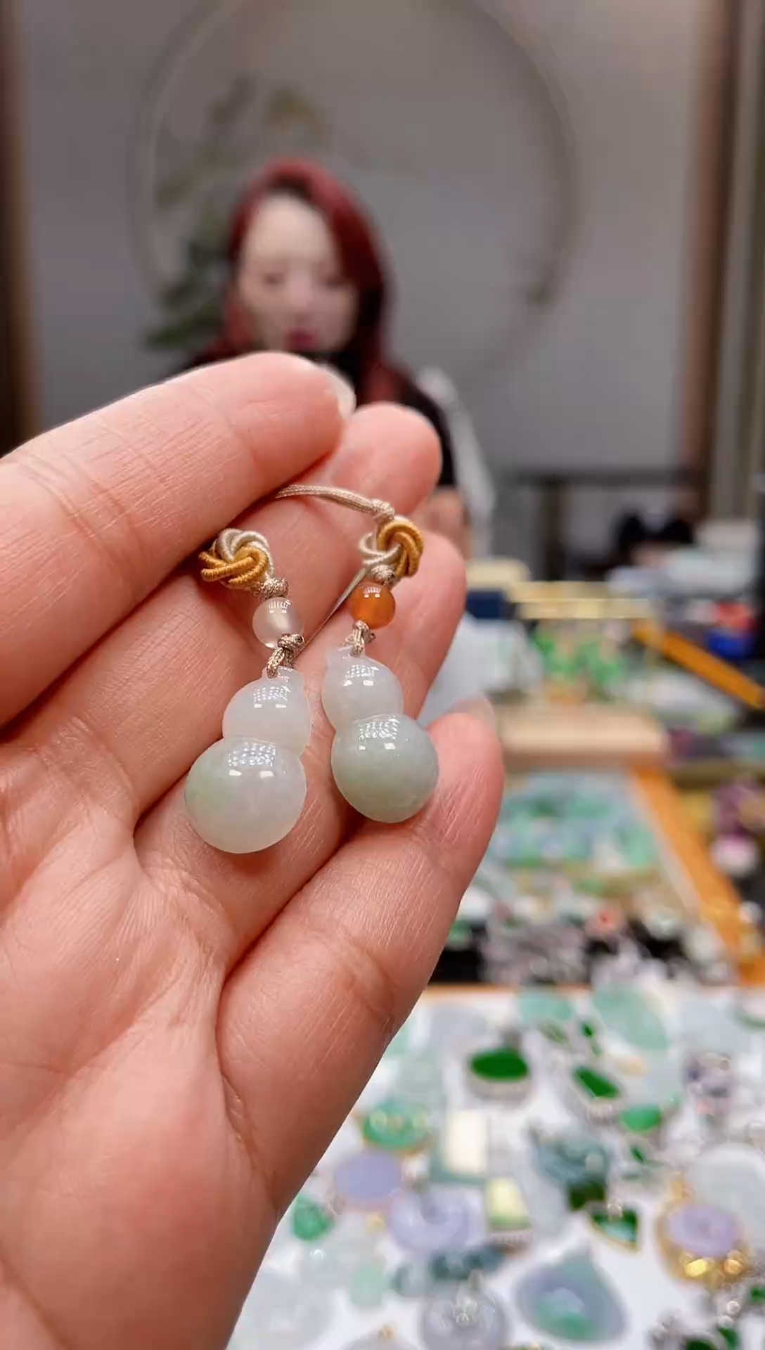 颈饰未镶嵌翡翠葫芦多样性发一