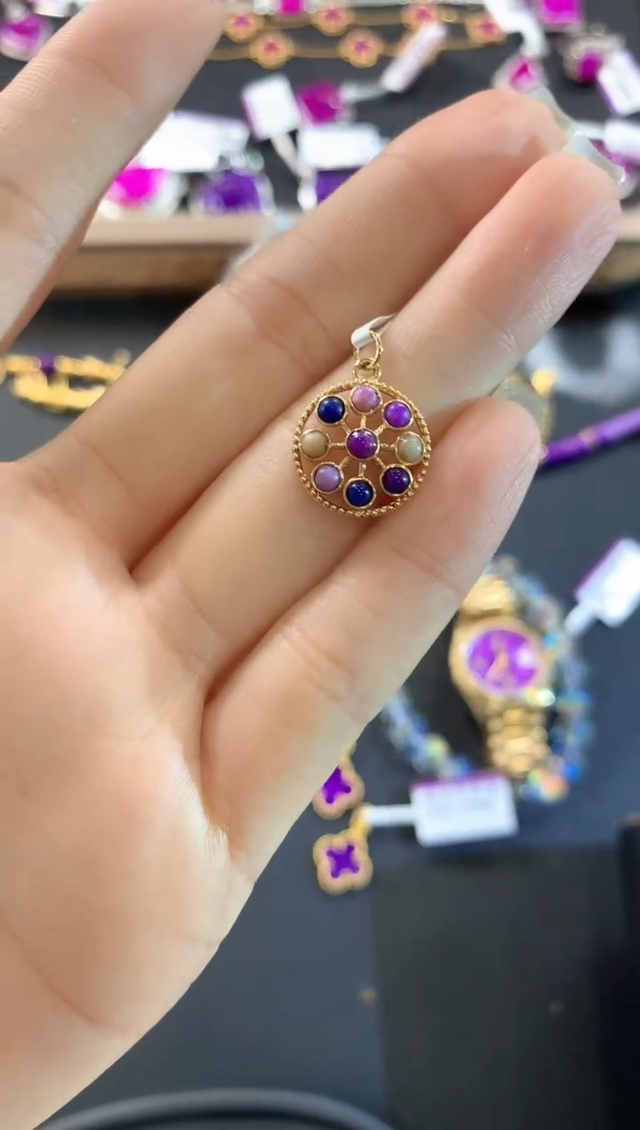 【闪购商品】苏纪石（舒俱来）.18K金镶嵌舒俱来吊坠