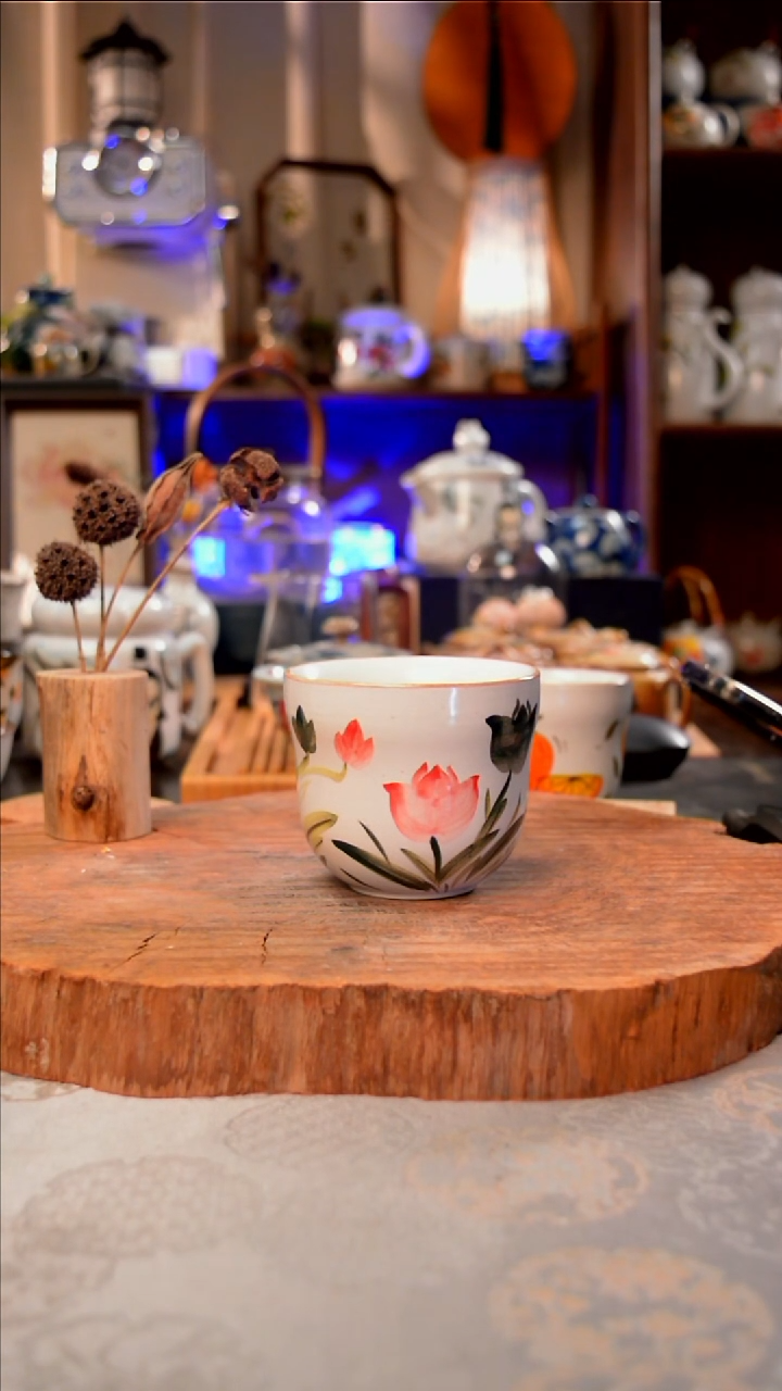 摆件郁金香手工手绘手工手绘