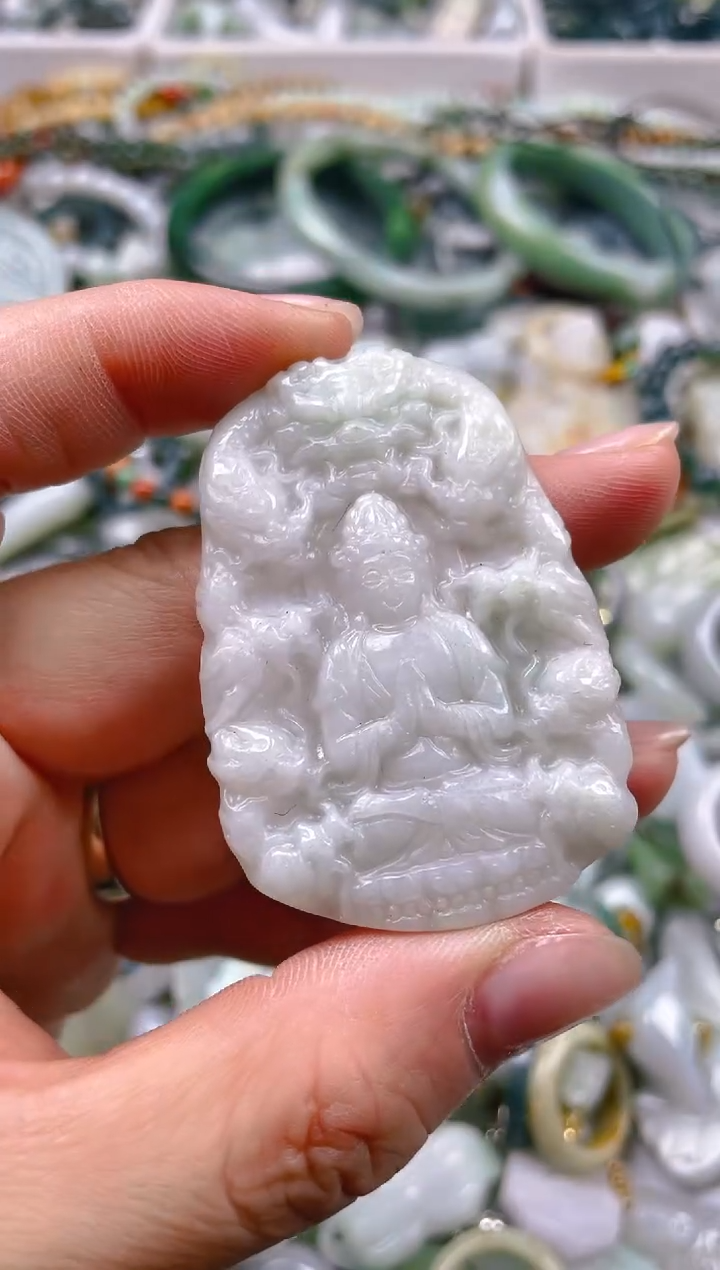 【闪购商品】翡翠颈饰未镶嵌/D/翡翠A货一图一物