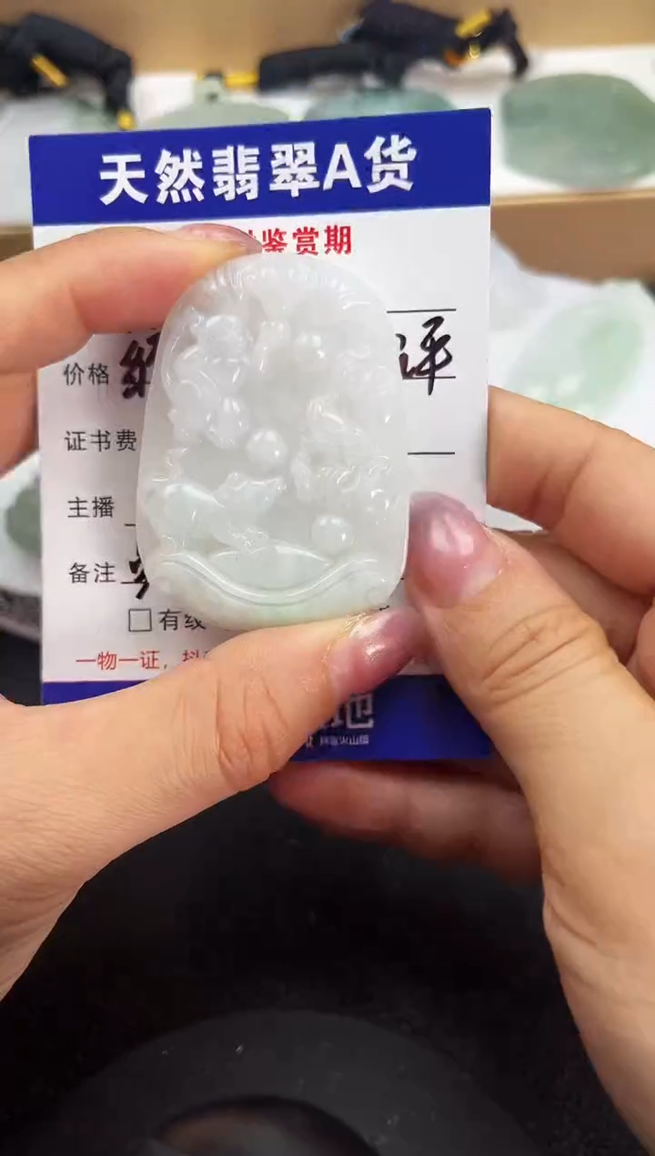 颈饰未镶嵌翡翠              