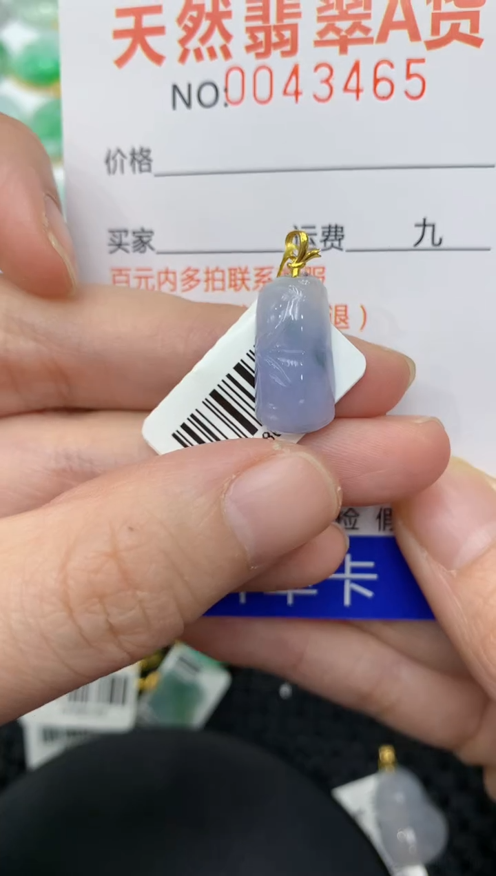 【闪购商品】翡翠颈饰18K金镶嵌111111111