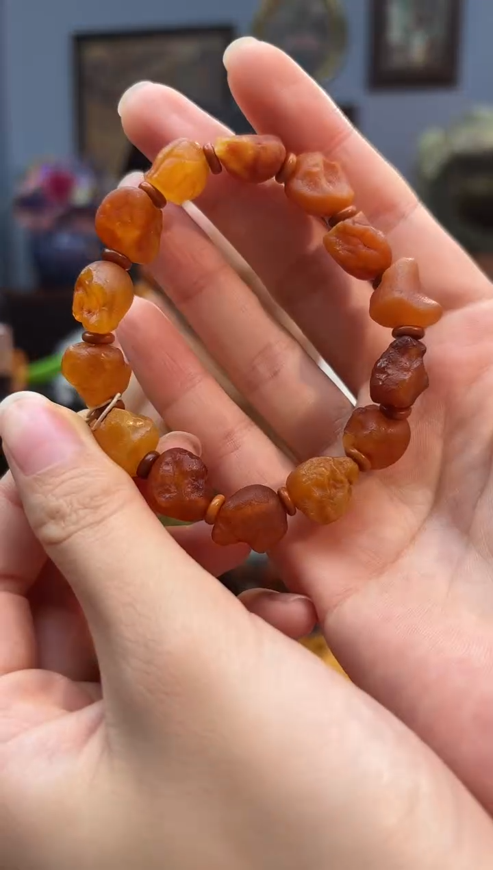 手串琥珀未镶嵌手串