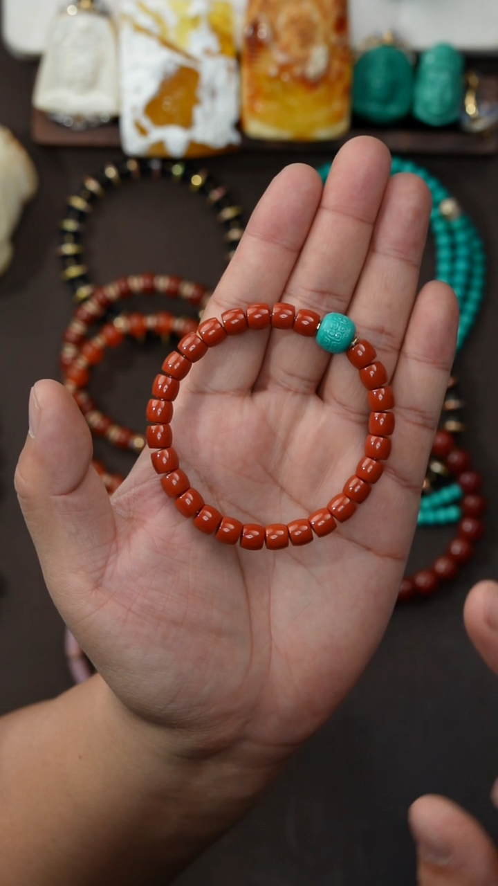 未镶嵌手串南红玛瑙๑*碎南红手串