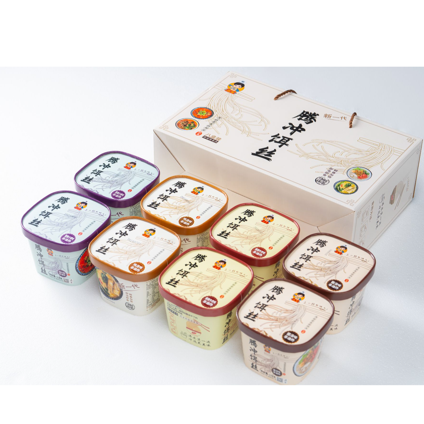 HEFENG/合丰腾冲饵丝礼盒装/袋装方便饵丝/云南特产/方便速食
