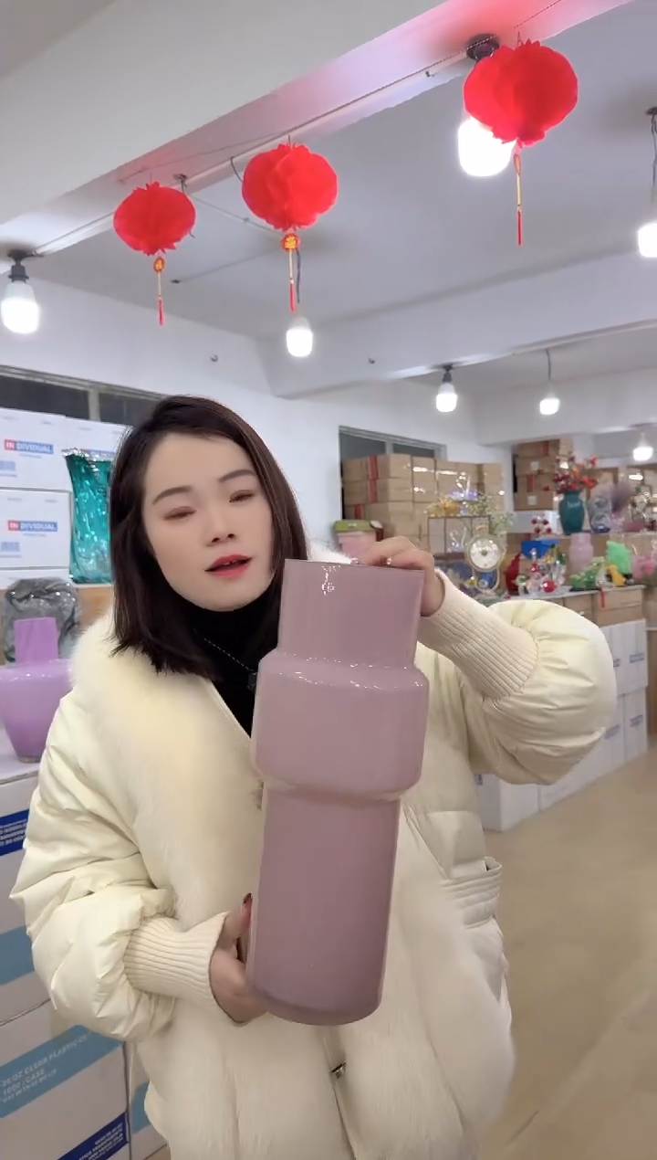 【闪购商品】无铅玻璃甄选花器-j-早27