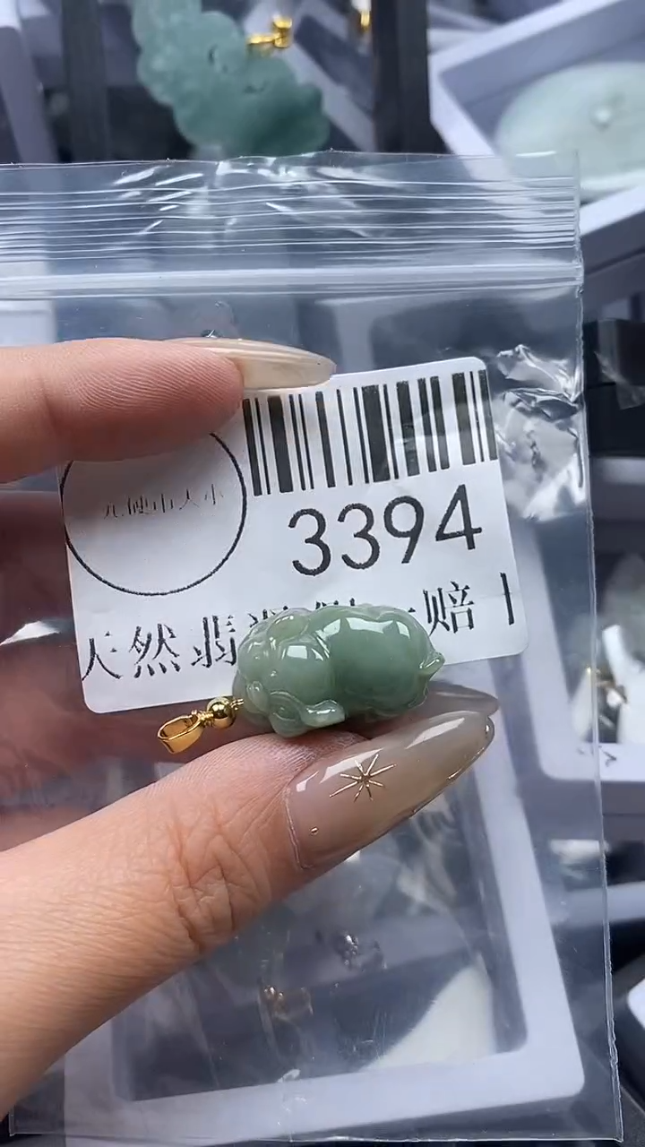 颈饰未镶嵌翡翠3394