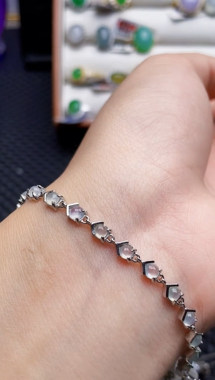 银S925镶嵌戒指翡翠6851