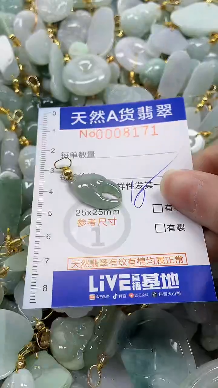 颈饰未镶嵌翡翠天然A货翡翠