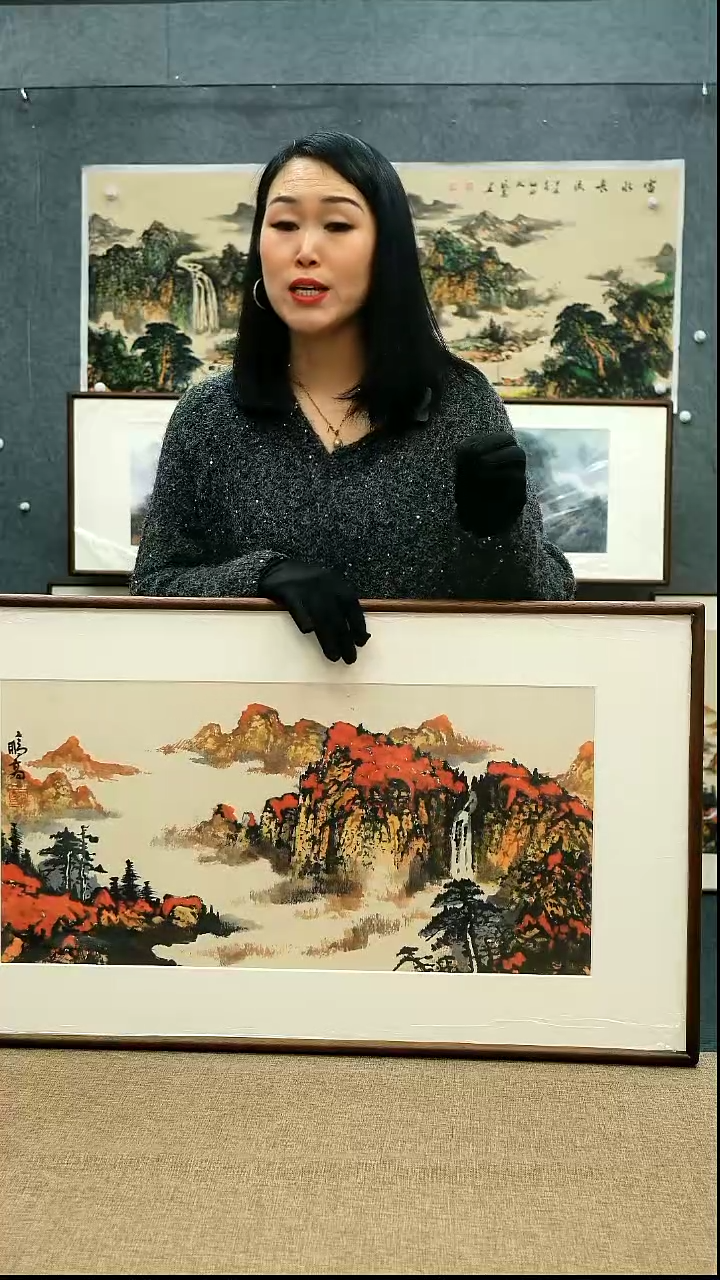 【闪购商品】国画52*92唐鹏高老师山水