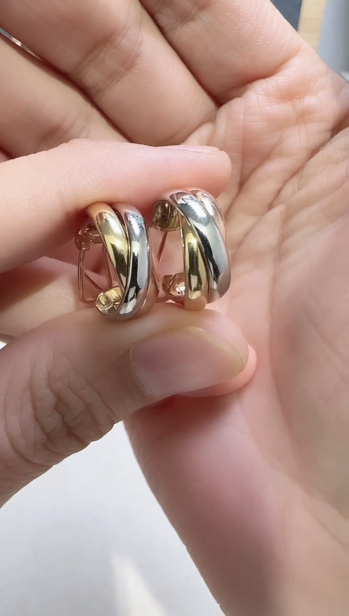 【闪购商品】18K金耳饰多样性发货发其一