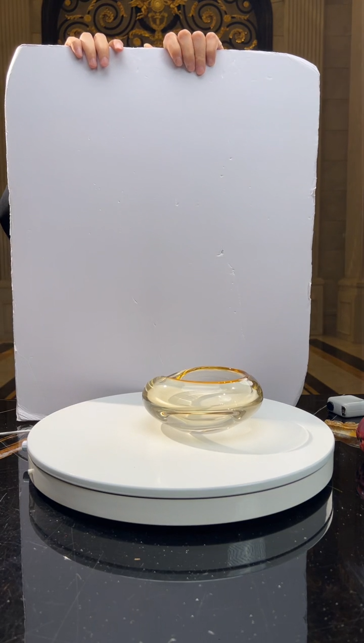 【闪购商品】摆件AJ01006茶金色小烟灰缸·