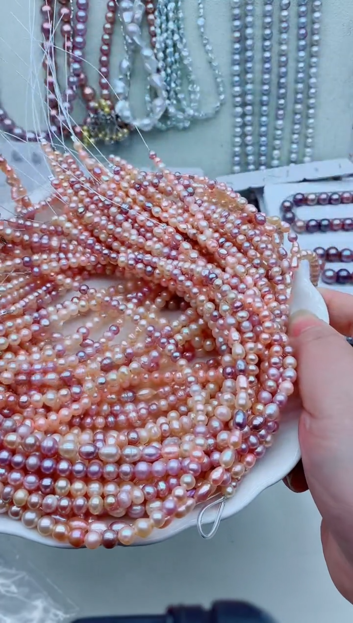 淡水珍珠未镶嵌颈饰淡水珍珠项链多样性发其一