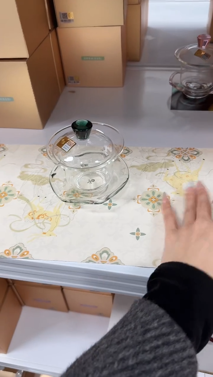 【闪购商品】@@禾器禾荷盖碗墨绿色+茶席