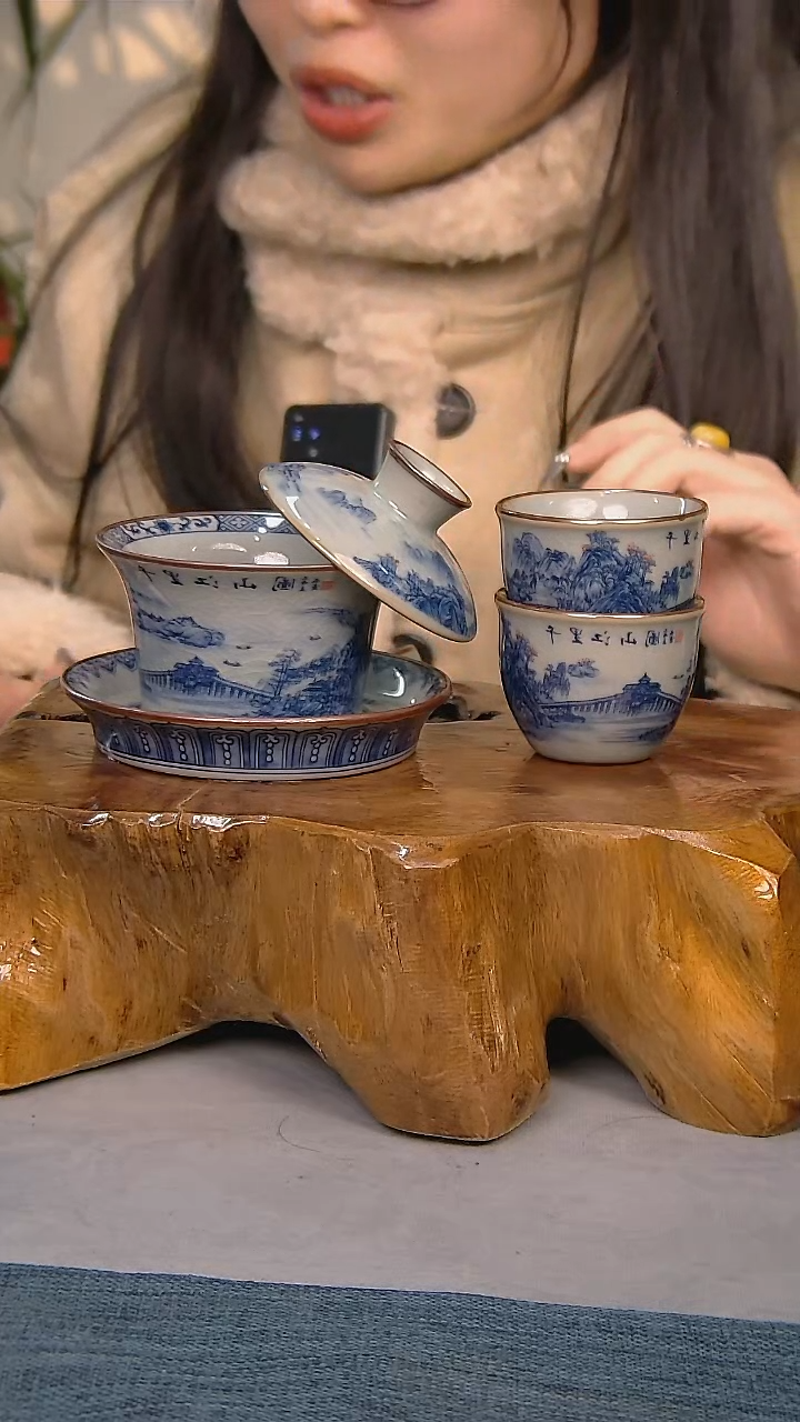 【闪购商品】3件套陶瓷茶具家用简装系列 