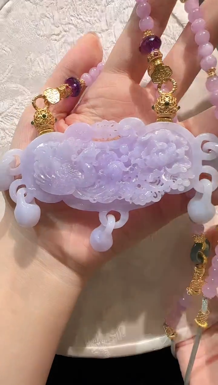 【闪购商品】翡翠颈饰未镶嵌国风