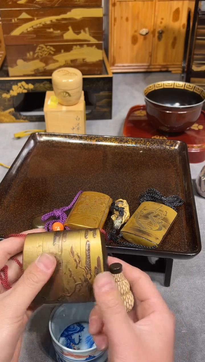 印笼 大漆漆器大漆漆器