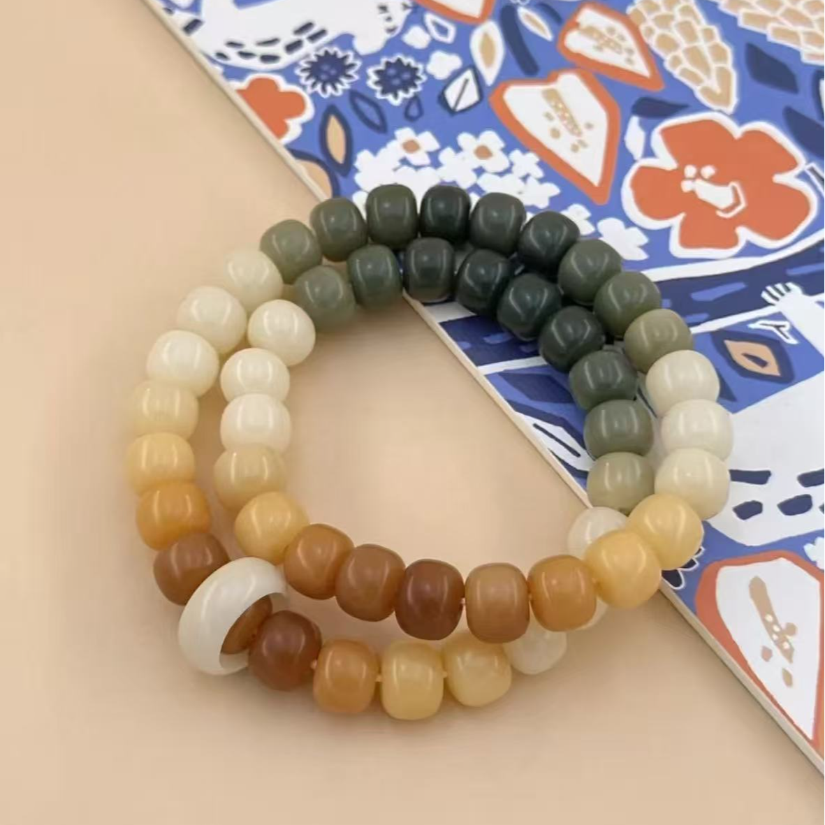 s0510 精美手串双圈【无礼盒】