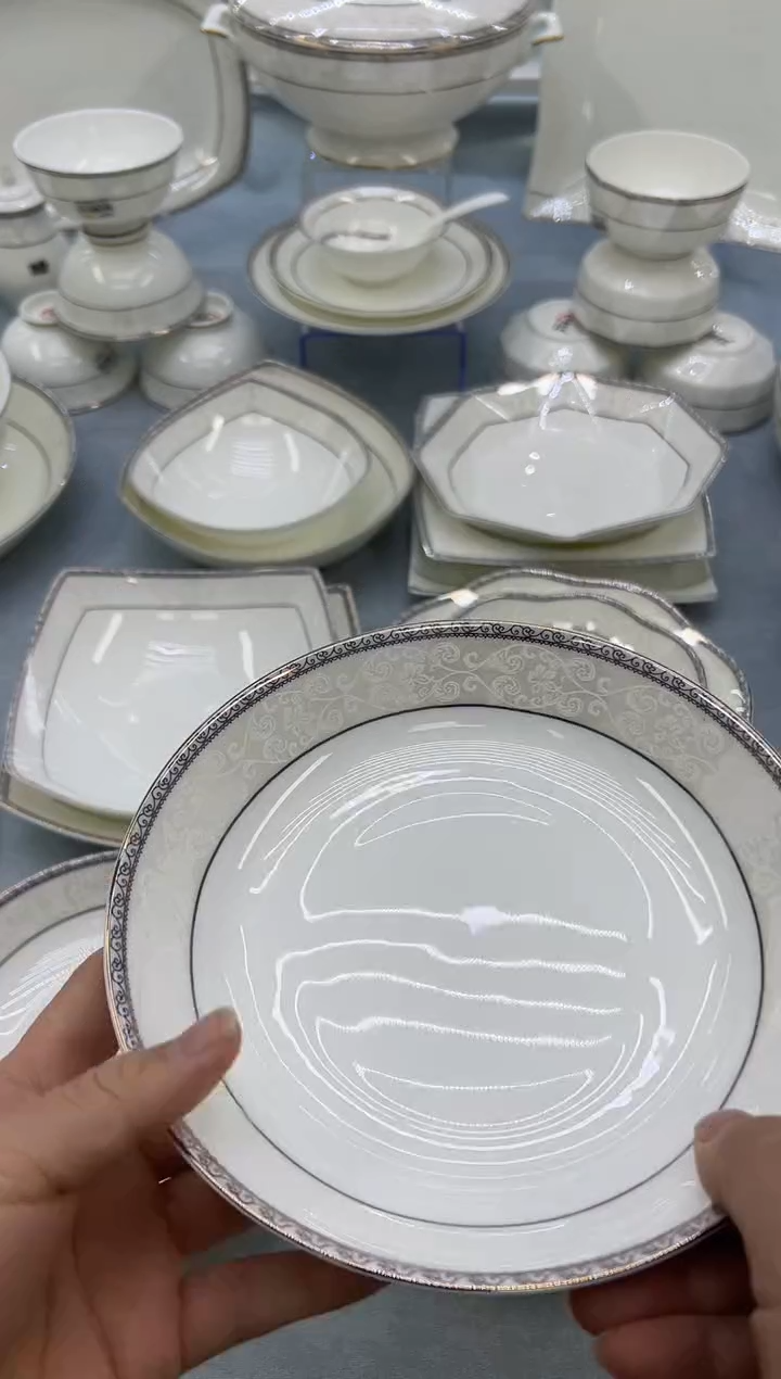 骨瓷玲珑7.5饭6个