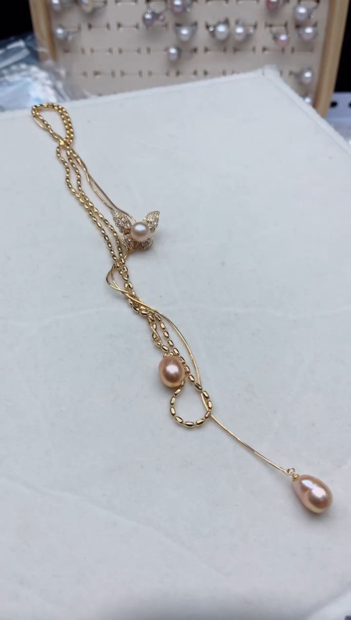 套链未镶嵌淡水珍珠多样性发其一，非无暇