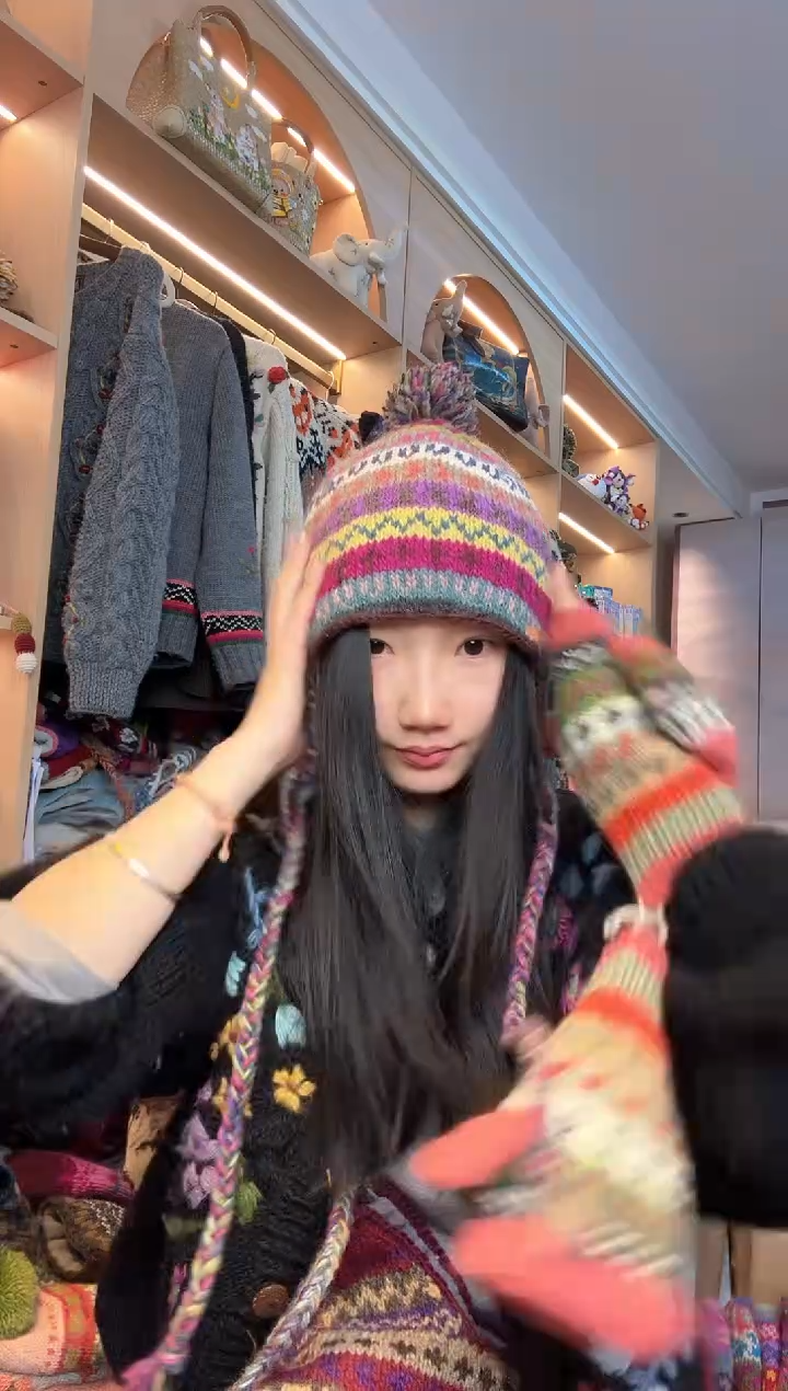 羊毛芳*羊帽子护耳015