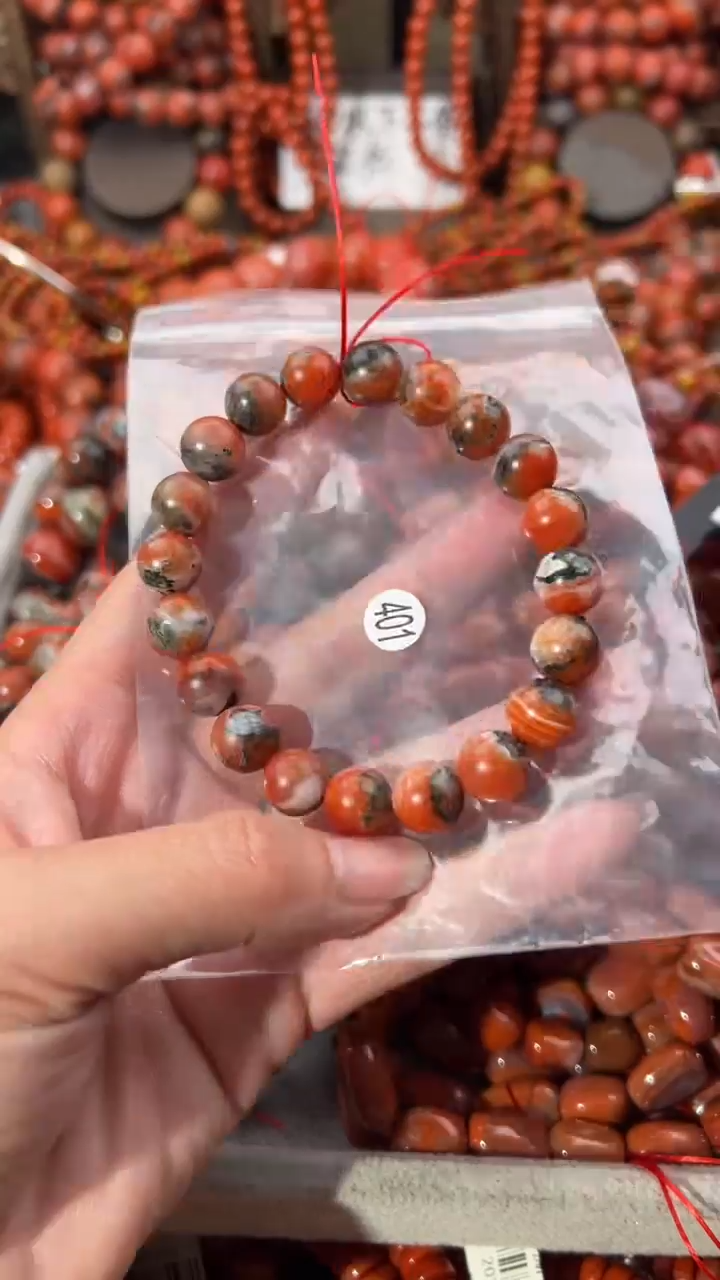 南红玛瑙未镶嵌手串10+