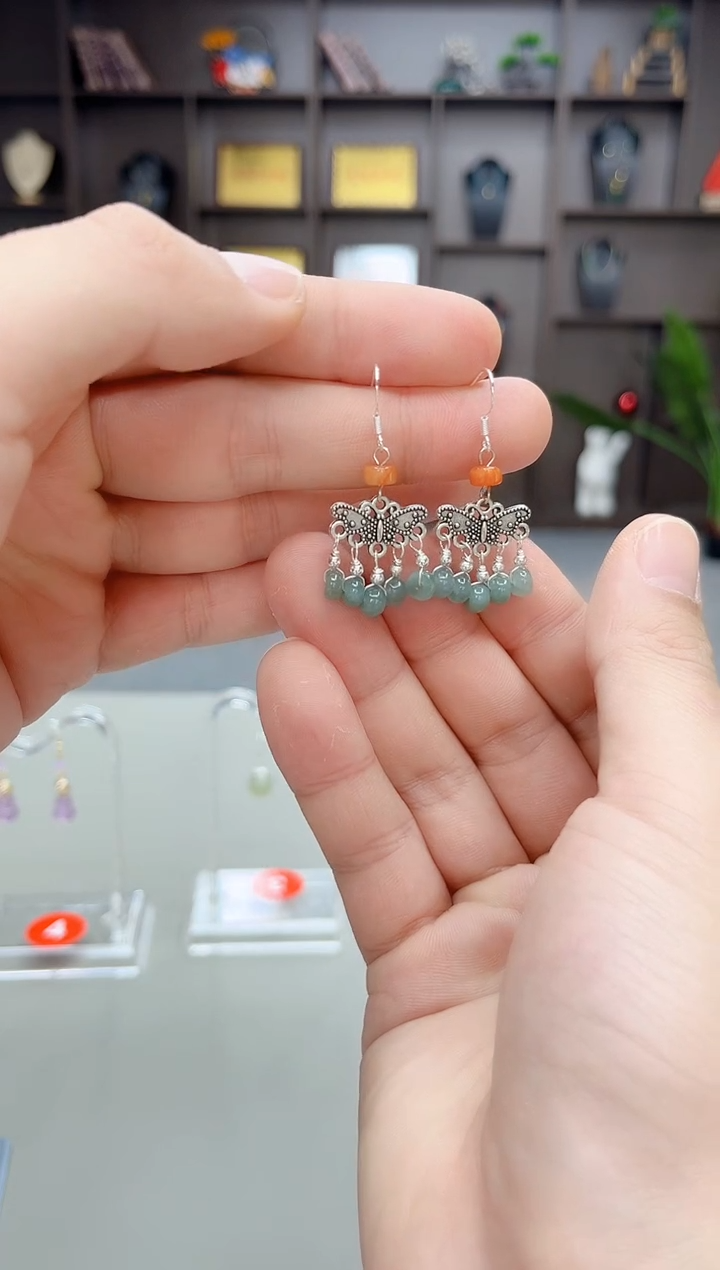 未镶嵌翡翠耳饰707000