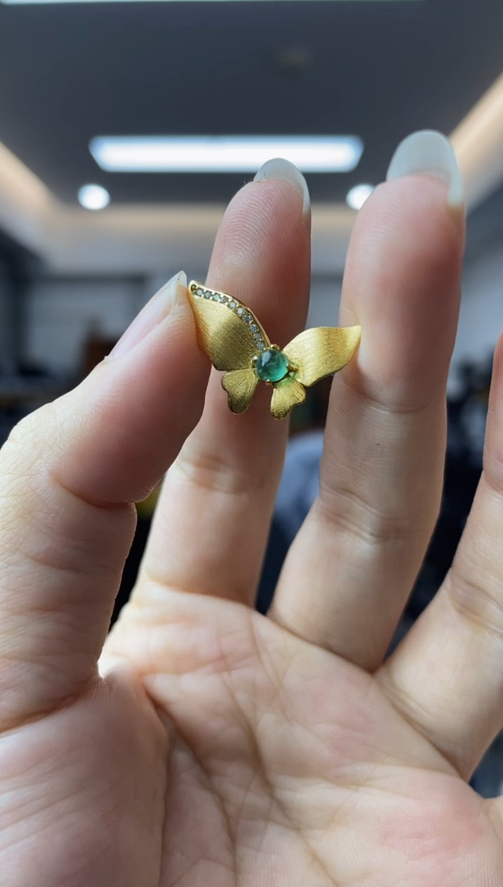 【闪购商品】·银S925镶嵌祖母绿多样性一件发货