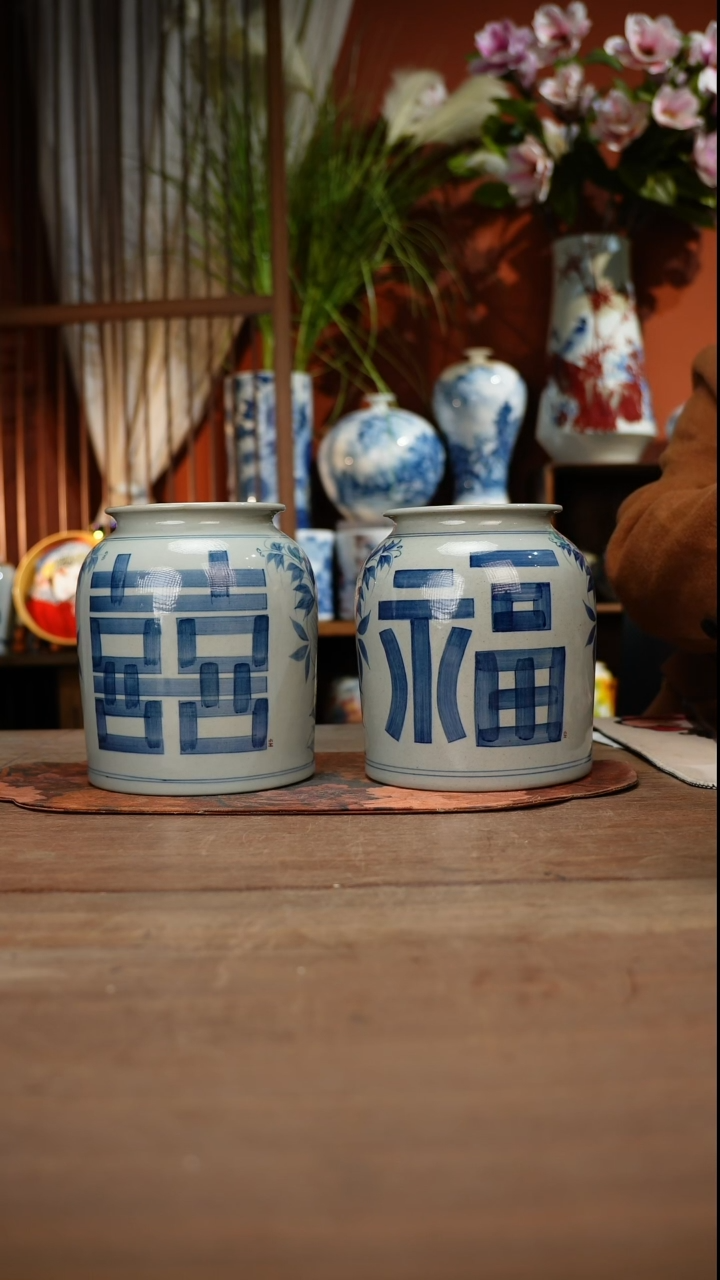 当代高温釉下彩手绘陶瓷餐具