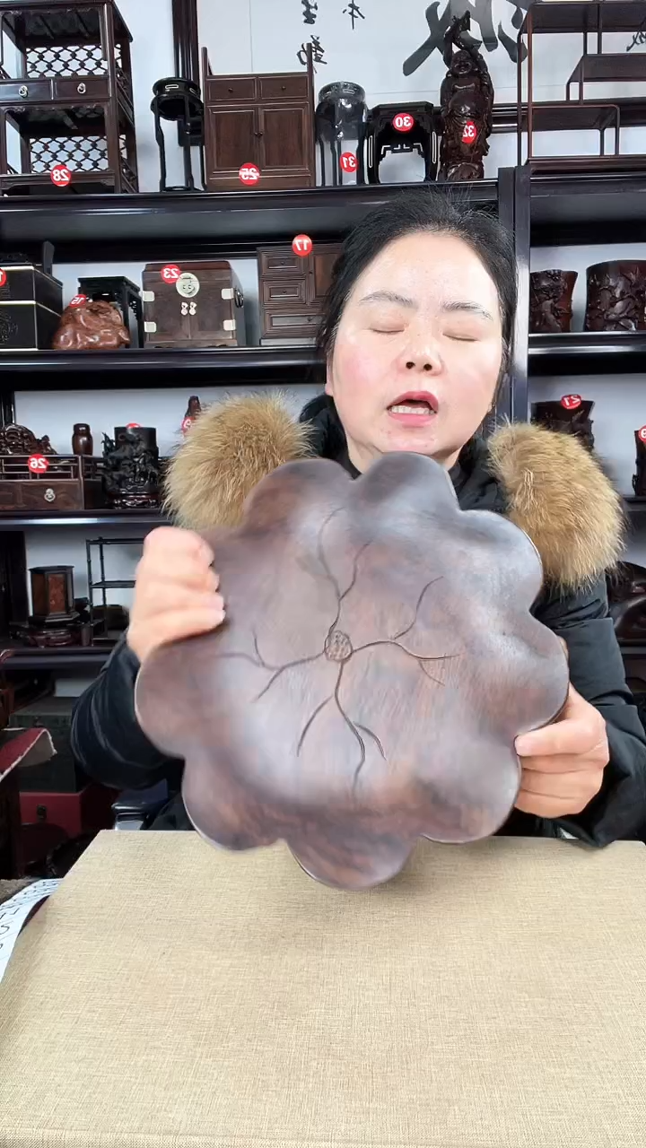 【闪购商品】木瑕疵35老李红木工艺品