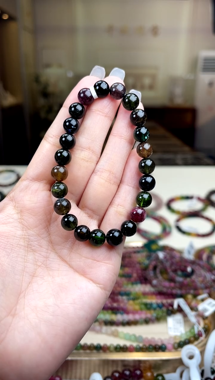 【闪购商品】碧玺/未镶嵌8mm+碧玺单圈多样性发货