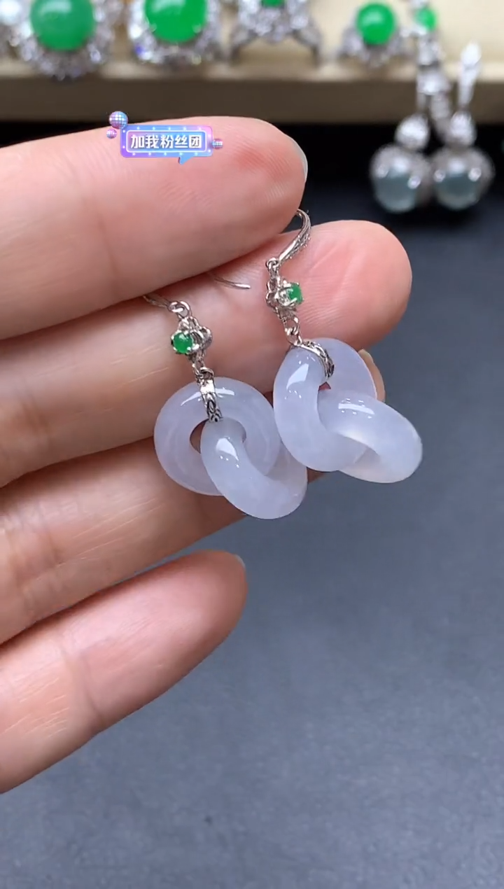 翡翠18K金镶嵌颈饰482-中国好珍宝