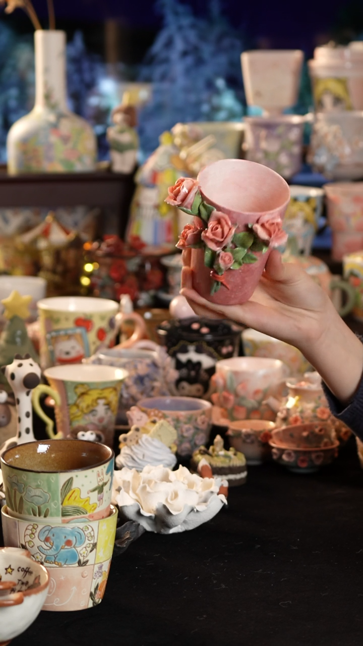 其他陶景德镇釉下彩手绘设计师款陶瓷