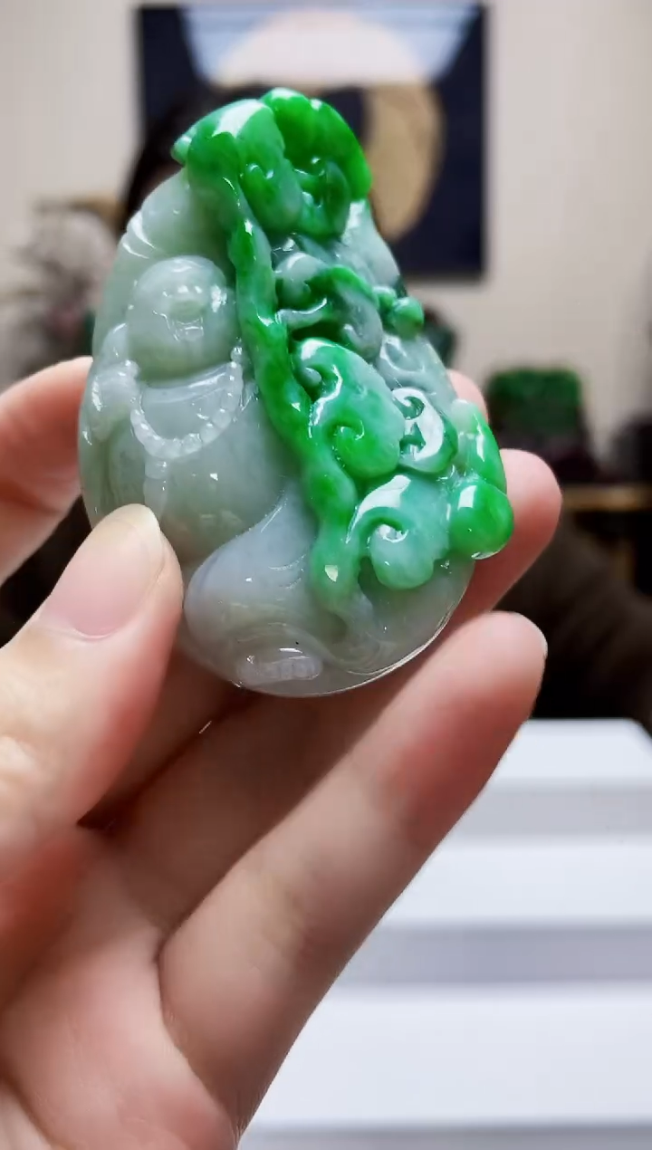 未镶嵌定制翡翠吊坠303