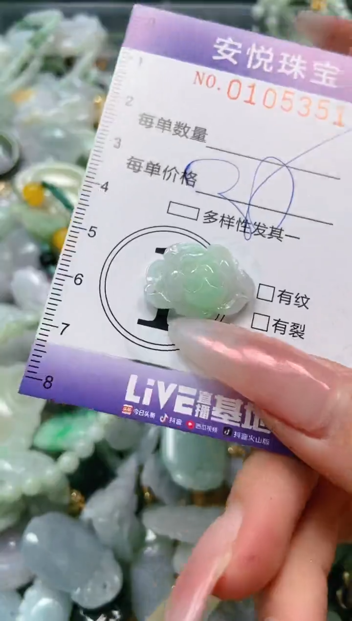【闪购商品】翡翠颈饰未镶嵌闪购0105351
