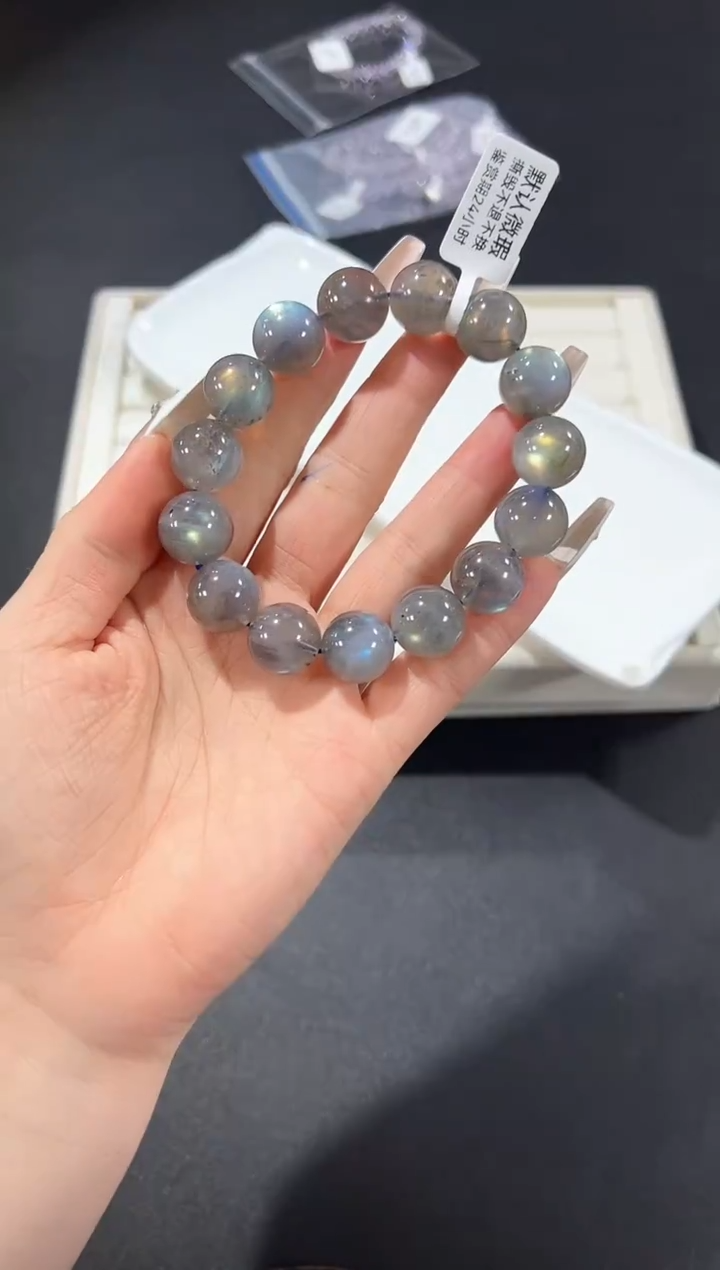 未镶嵌手串长石92g多样性发其一【1条】默认微瑕14,mm