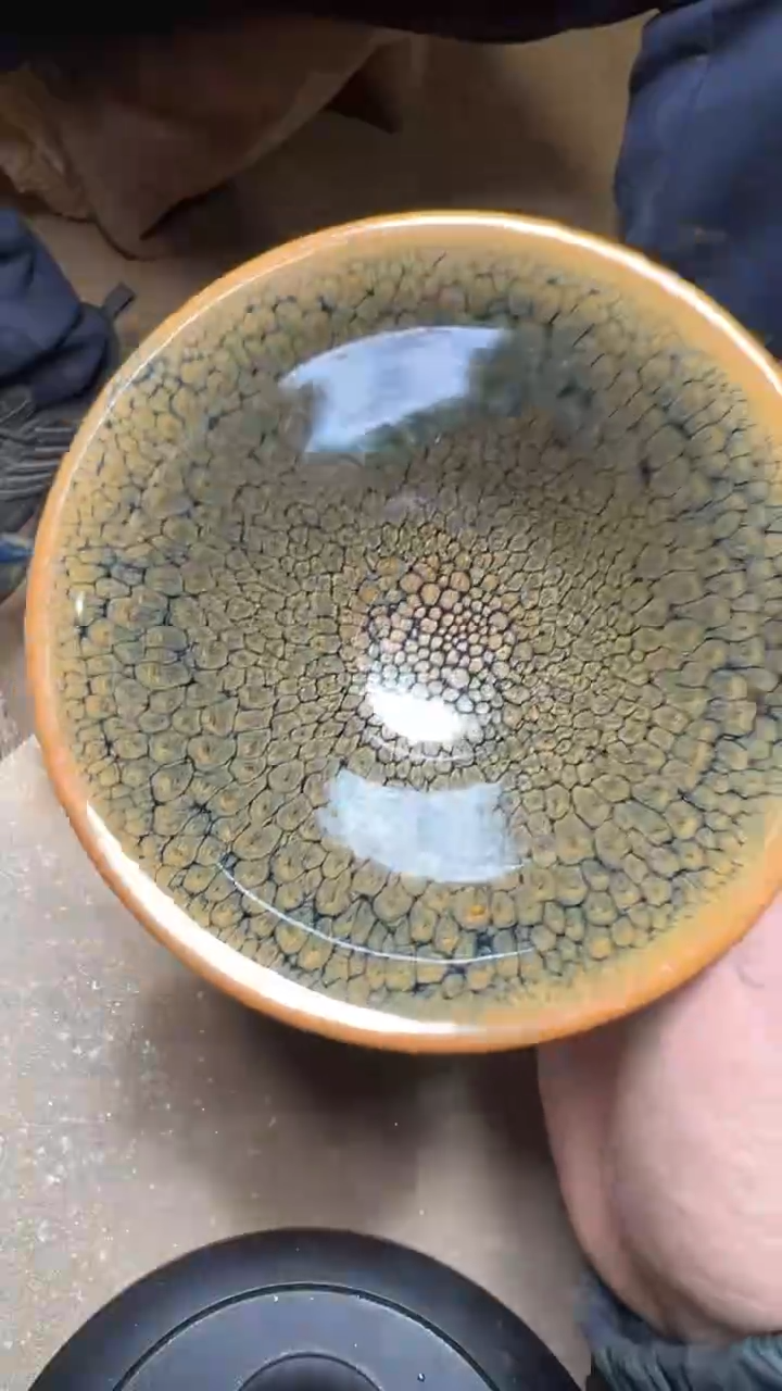 【闪购商品】茶盏名家谢长旺建盏（带证书礼盒）15