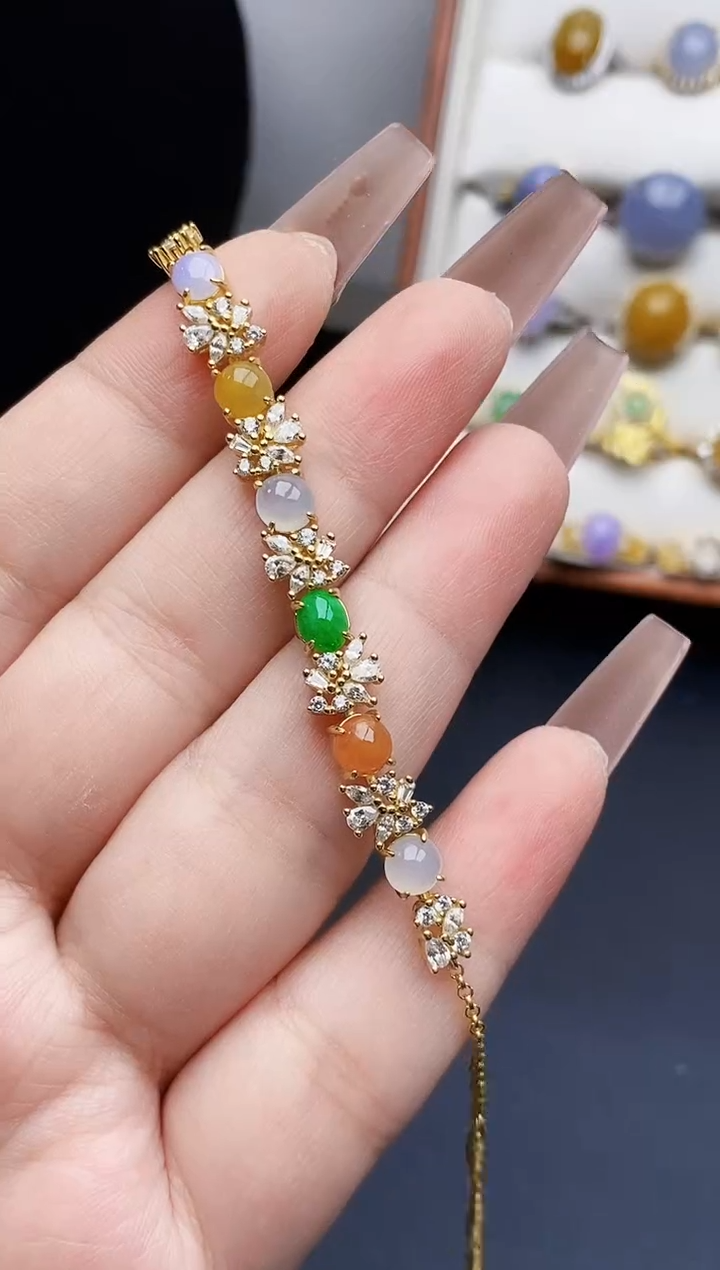 银S925镶嵌戒指翡翠1223