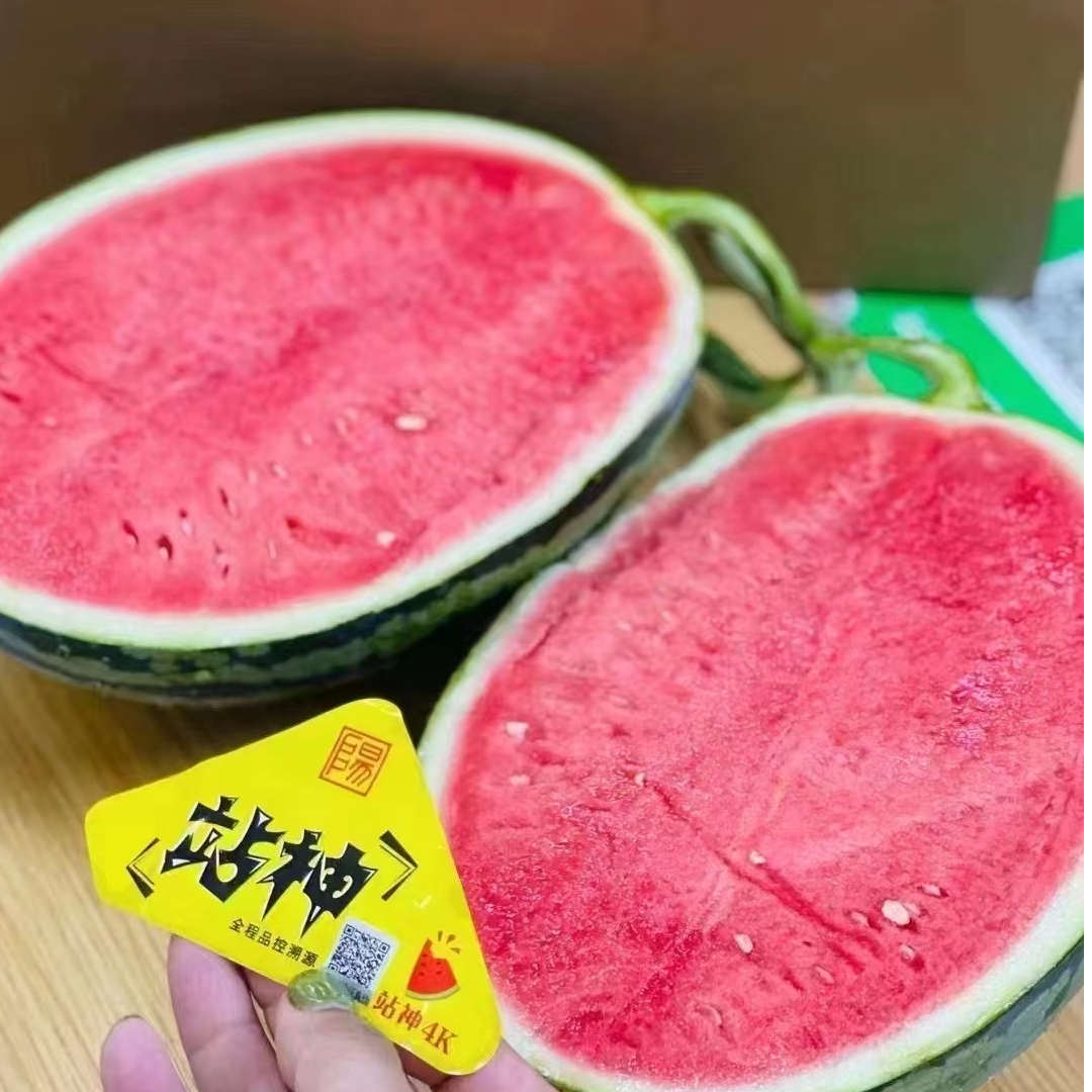 甘美西瓜薄皮无籽肉厚甜脆多汁当季新鲜水果 顺丰快递