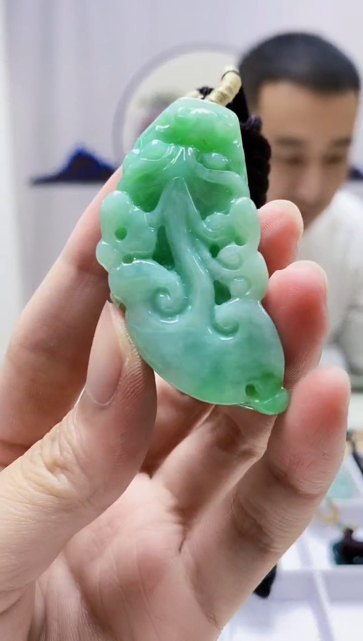 定制翡翠未镶嵌4898zm-毛货挂件135貔貅